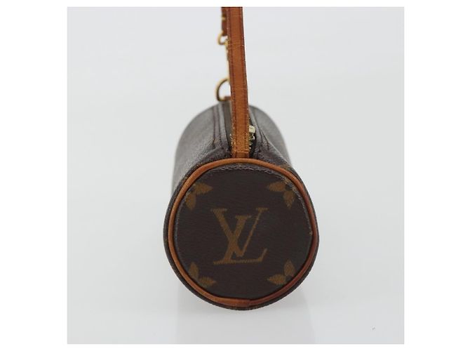 Louis Vuitton Papillon Pochette Monogram Canvas Mini Marron - vue 4