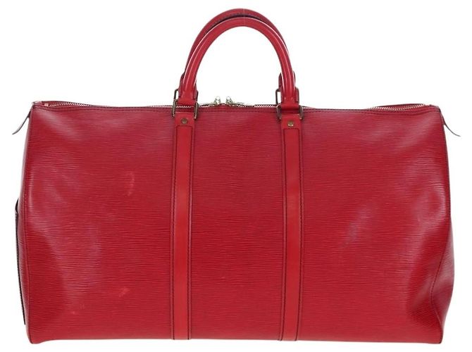 Louis Vuitton Keepall Epi Leather 50 Red - view 2