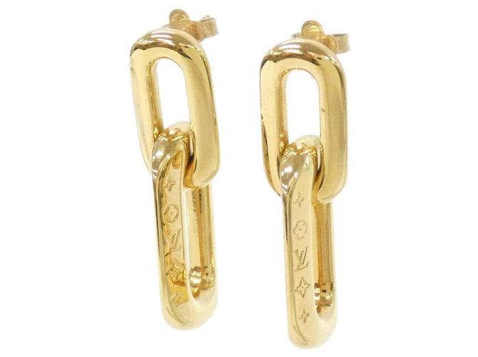 Pendientes Louis Vuitton Double II Maillon PM Dorado - vista 2