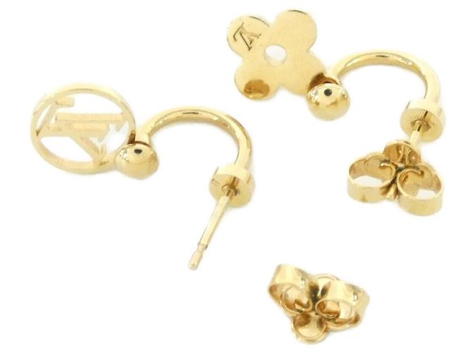 Pendientes Blooming Stud Louis Vuitton Dorado - vista 3