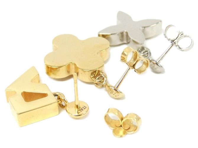 Pendientes Louis Vuitton Love Letters GM M66799 Roja - vista 3