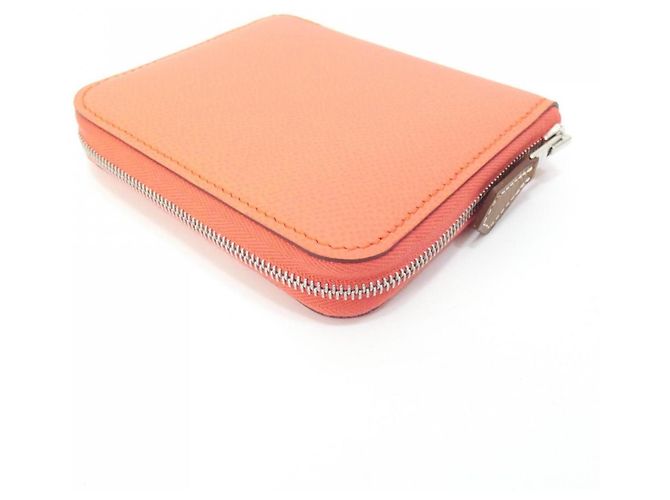 Hermès Portafoglio compatto in seta Hermes EX-LIBRIS Rosa - vista 2