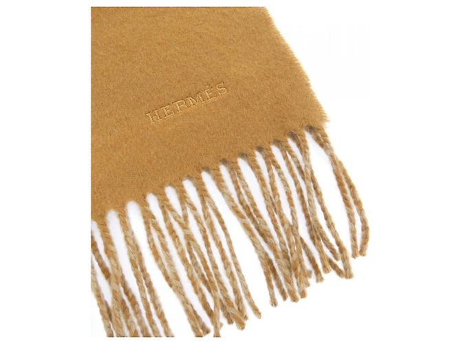Hermès Estola de cashmere Hermes RECTO VERSO H393800T Marrom - vista 2