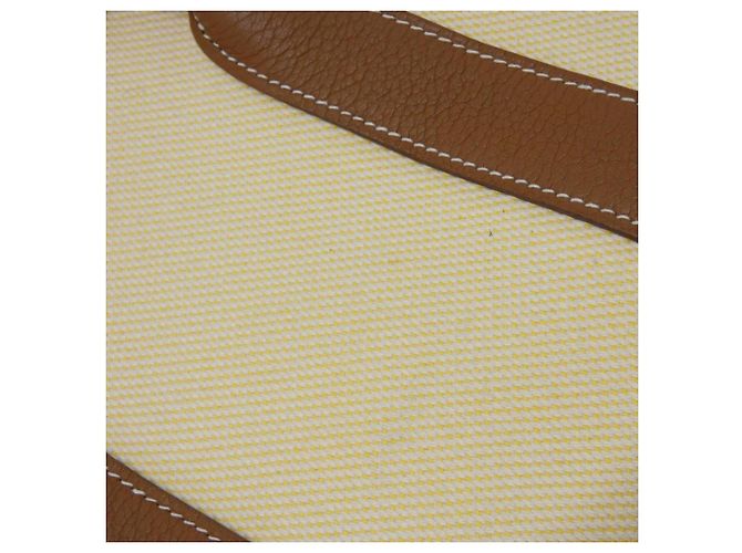 Hermès Borsa a mano Hermes Garden Party Crudo Giallo - vista 4