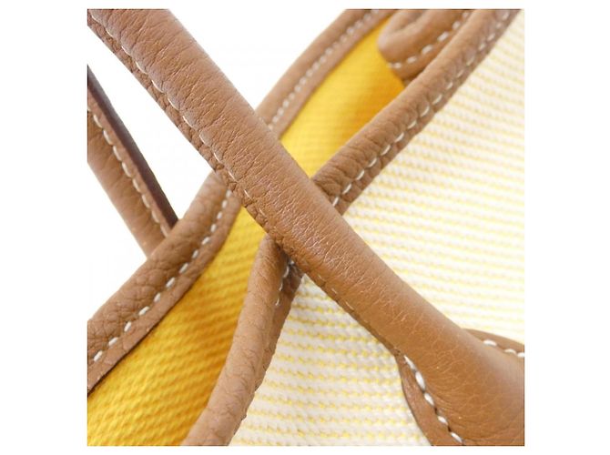 Hermès Borsa a mano Hermes Garden Party Crudo Giallo - vista 6