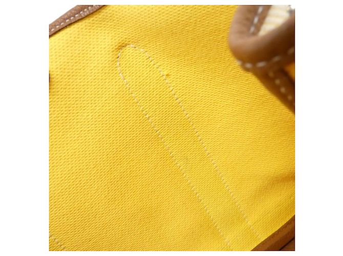 Hermès Borsa a mano Hermes Garden Party Crudo Giallo - vista 9