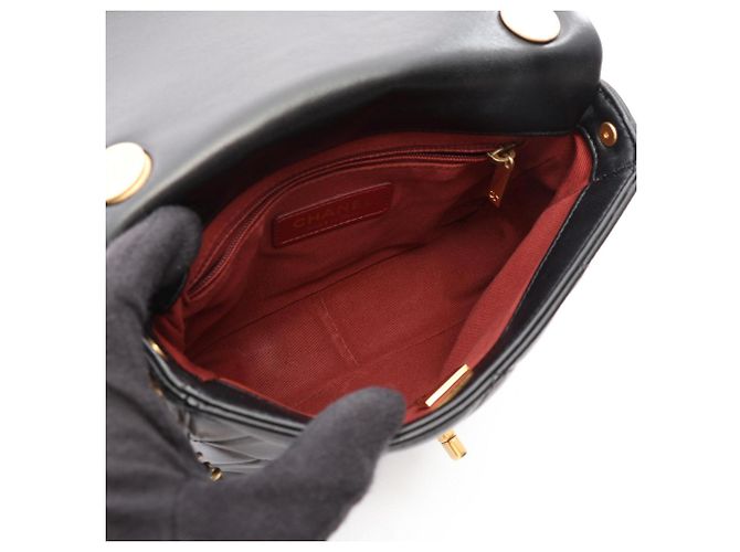 Borsa a mano/Borsa a tracolla Chanel Matelassé 2-Way Nero - vista 3
