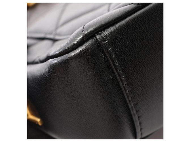Borsa a mano/Borsa a tracolla Chanel Matelassé 2-Way Nero - vista 6