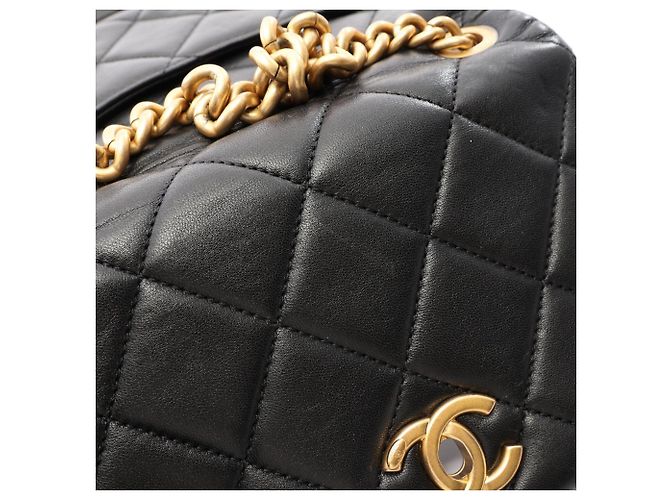 Borsa a mano/Borsa a tracolla Chanel Matelassé 2-Way Nero - vista 9