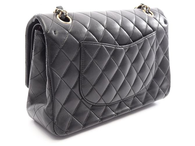 Timeless Chanel Matelassé Double Flap Shoulder Bag Black - view 2