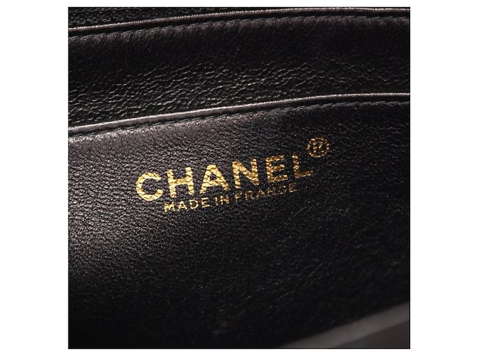 Borsa a tracolla Chanel Matelassé in camoscio Nero - vista 4