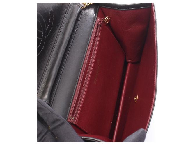 Bolsa de Ombro Chanel Matelassé Black Preto - vista 3