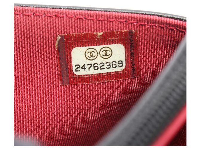 Borsa Chanel Matelassé in pelle nera e blu navy Nero - vista 5