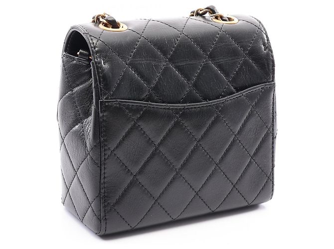 Bolsa de Ombro Chanel Matelassé Preto - vista 2