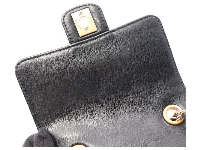 Bolsa de Ombro Chanel Matelassé Preto - vista 6