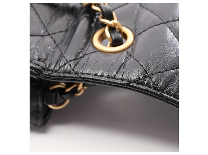 Bolsa de Ombro Chanel Matelassé Preto - vista 7