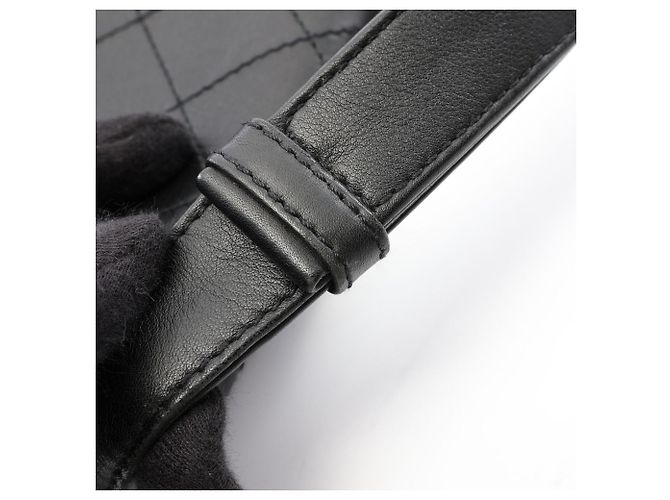 Borsa a tracolla Chanel Matelassé Nero - vista 11