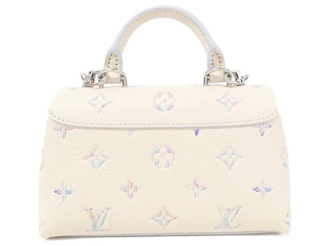 Borsa a tracolla Louis Vuitton Monogram Empreinte Nano Madeleine Bianco Monogramma - vista 2