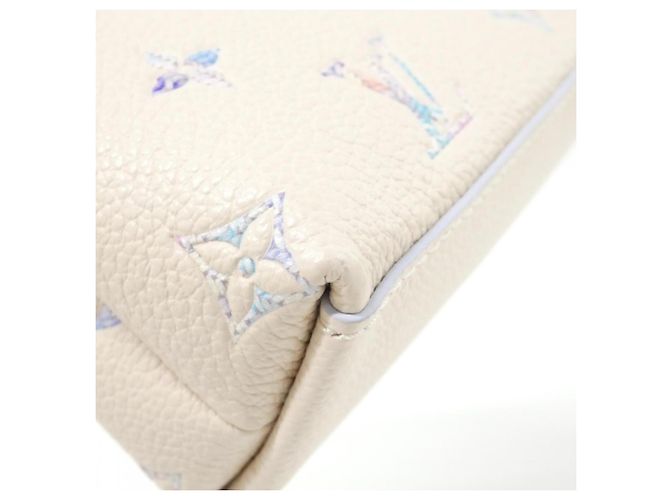 Borsa a tracolla Louis Vuitton Monogram Empreinte Nano Madeleine Bianco Monogramma - vista 3