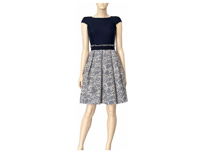 Carolina Herrera Abito blu navy stampato - vista 3