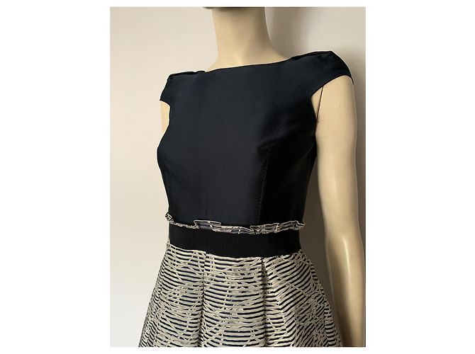 Carolina Herrera Abito blu navy stampato - vista 6