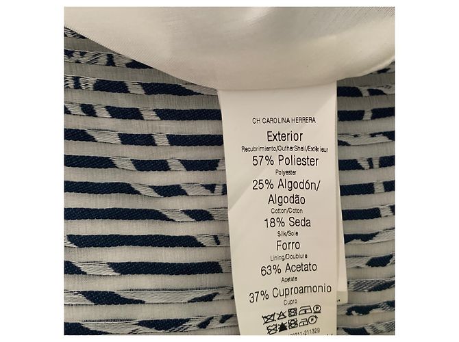 Carolina Herrera Abito blu navy stampato - vista 7
