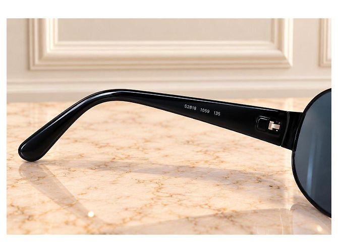 Dolce & Gabbana DG2056 – Shield Y2K Sonnenbrille – Made in Italy – D&G Etui Schwarz - Ansicht 4