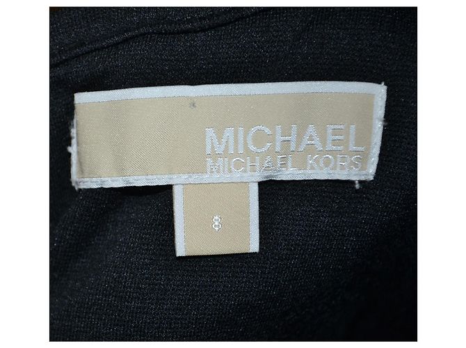 Vestido mini em jersey Michael Kors cinza e preto - vista 6