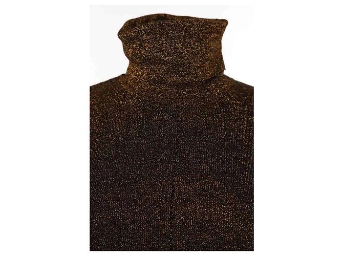 Autre Marque Blusa Saint Laurent dourada Dourado - vista 2
