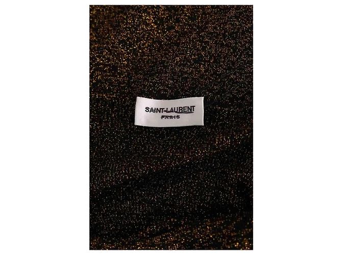 Autre Marque Blusa Saint Laurent dourada Dourado - vista 5
