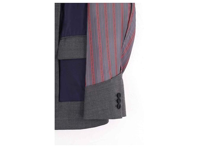 Blazer Sacai de lana gris - vista 3