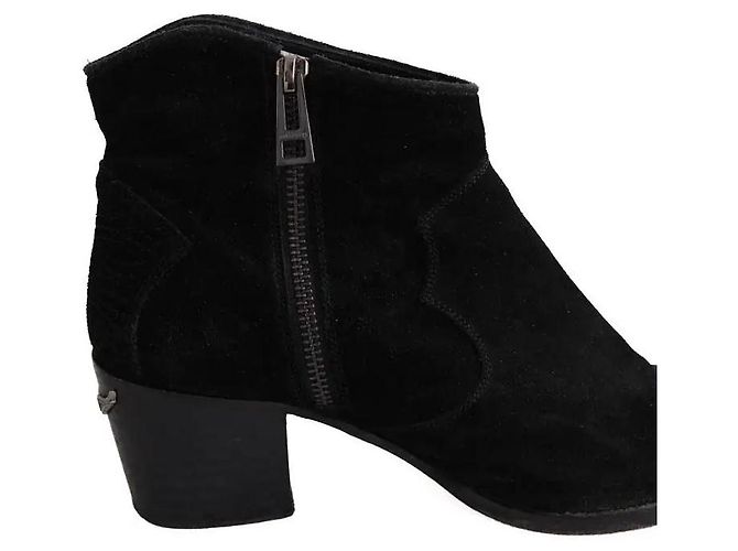 Botas Zadig & Voltaire em pele preta Preto - vista 4