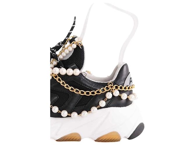 Sneakers Junya Watanabe in pelle nera Nero - vista 5