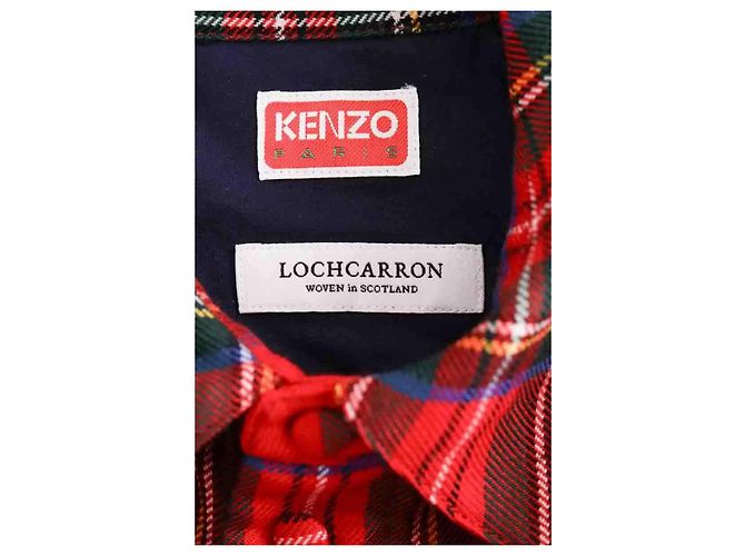 Giacca Kenzo rossa in lana uomo M Rosso - vista 5