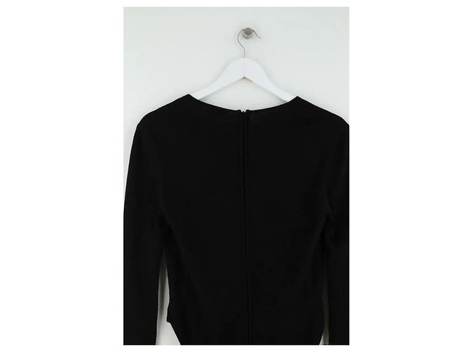Autre Marque Body Saint Laurent in cotone nero - vista 4