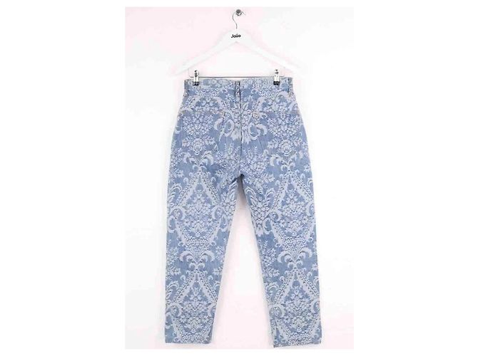 Vaqueros rectos azules de algodón Junya Watanabe - vista 3