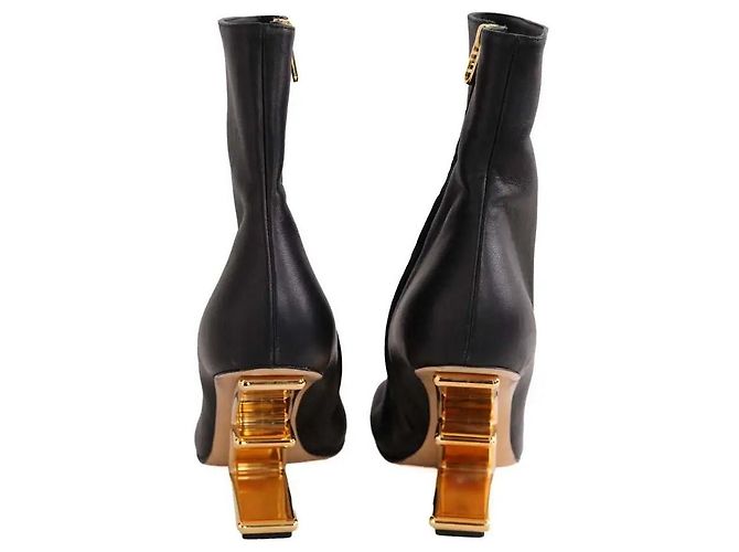 Botas Fendi de cuero negras Negro - vista 2