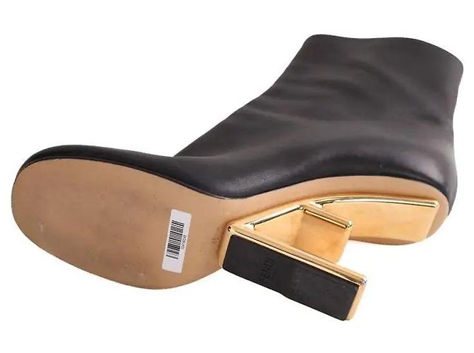 Botas Fendi de cuero negras Negro - vista 6