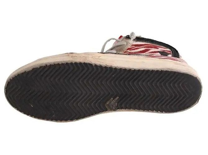 Golden Goose Sneaker rot Stoff Größe 39 - Ansicht 6