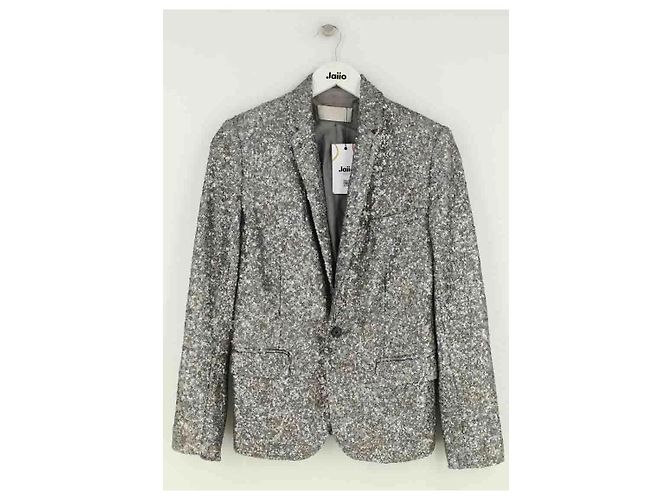 Blazer de lentejuelas plateado Zadig & Voltaire Plata - vista 2