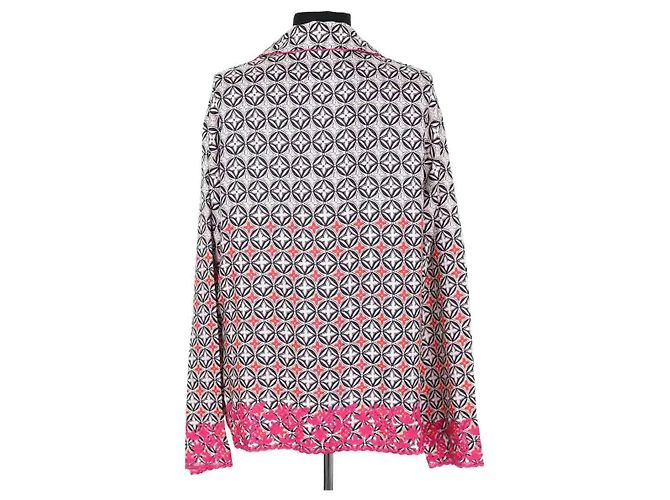 Louis Vuitton Hemd aus schwarzer Seide - Ansicht 4