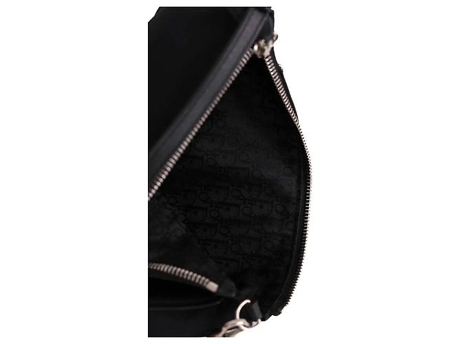 Mini borsa Dior nera in tessuto Nero - vista 5