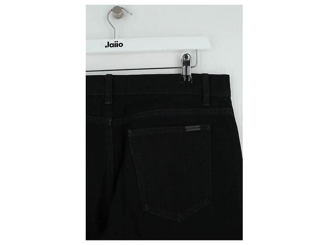 Autre Marque Jeans dritti neri Saint Laurent Nero - vista 4