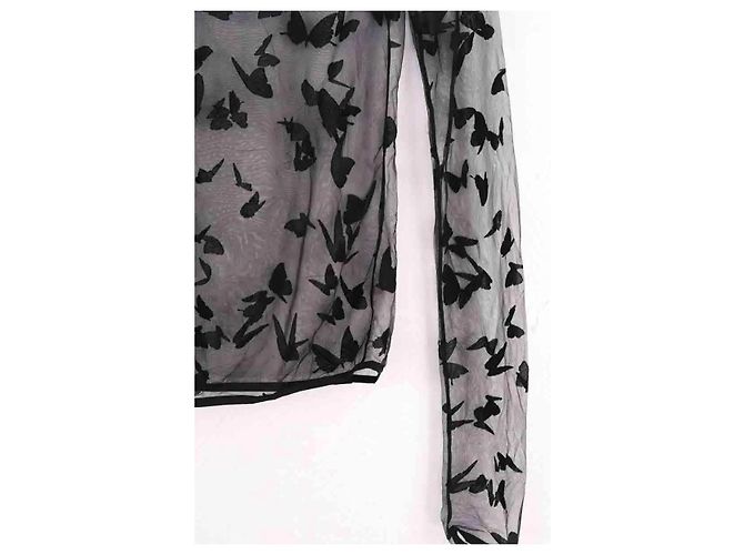 Autre Marque Blusa negra Saint Laurent Negro - vista 4