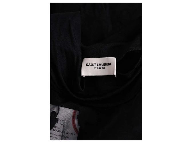 Autre Marque Blusa negra Saint Laurent Negro - vista 5