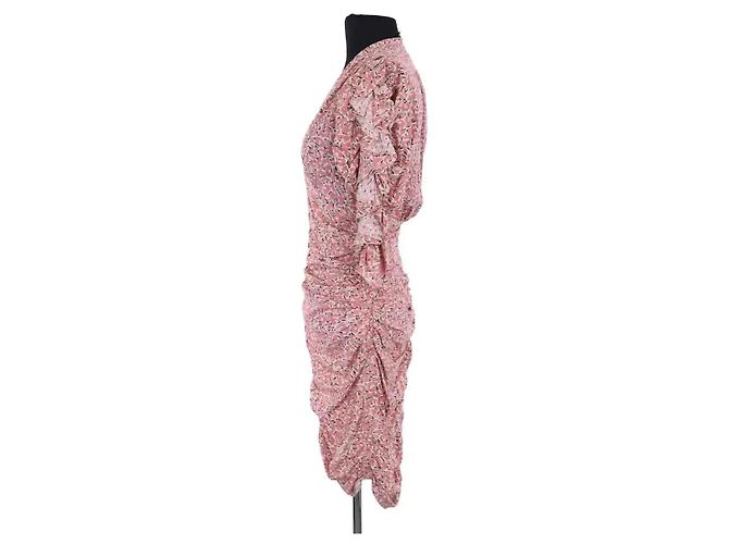 Isabel Marant Pink Silk Dress - view 3
