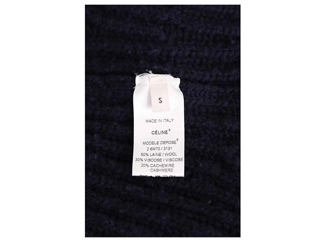 Céline Wollpullover marineblau - Ansicht 6