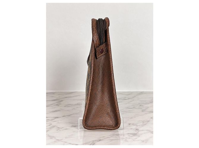 Gucci Plus vintage – Pochette GG monogram – 28 × 18 cm Marrone Monogramma - vista 5