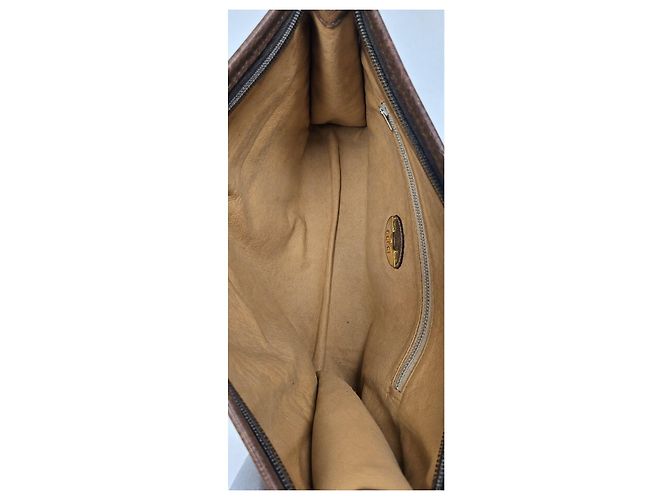 Gucci Plus vintage – Pochette GG monogram – 28 × 18 cm Marrone Monogramma - vista 9