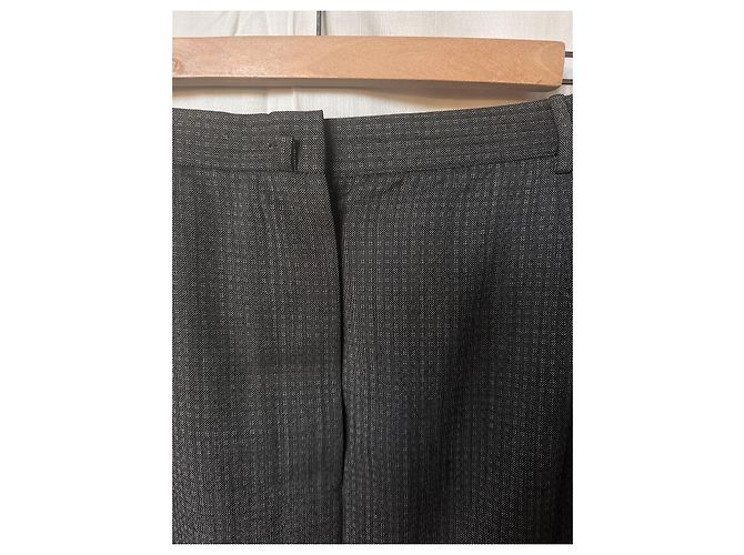 Falda Antonio Fusco de lana gris - vista 3
